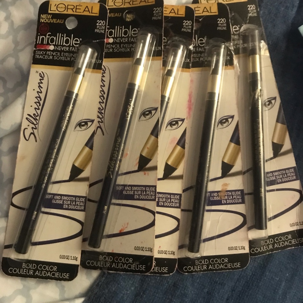 L’Oréal Eye Liner New 5 pcs. Plum.